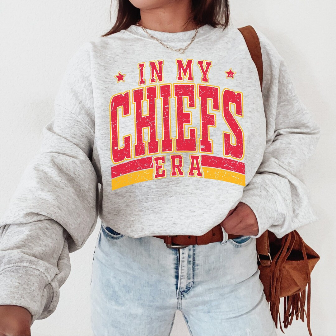 In My Chiefs Era Sweatshirt Kansas City Football Crewneck Concert Shirt Kelce Shirt Chiefs Shirt ... | Etsy (US)