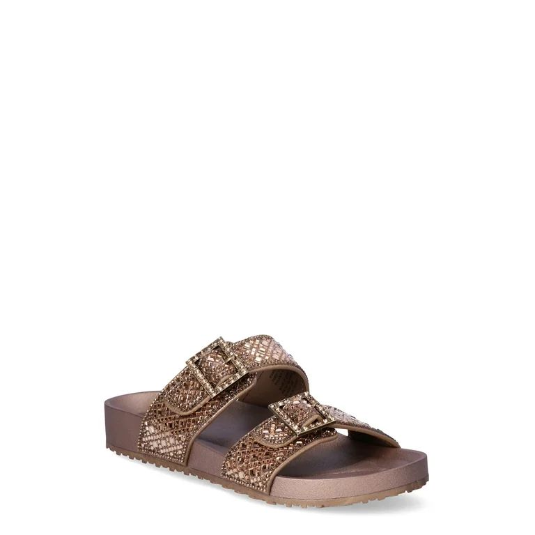 Madden NYC Women’s Electrify Footbed Sandals, Sizes 6-11 | Walmart (US)