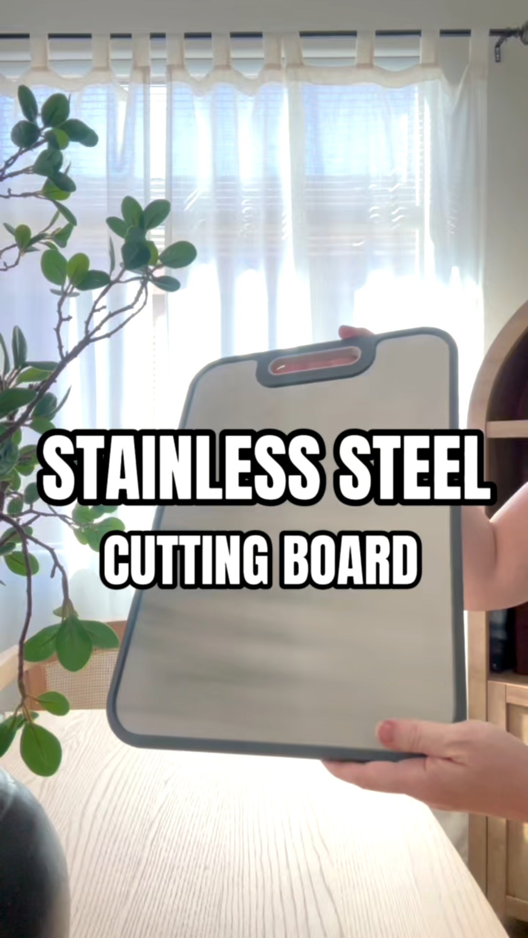 Stainless Steel Cutting Board from Amazon. Large, Double Sided Cutting Board, non Toxic - Easy to Clean, 16 x 11 Inches. 32% off now!



kitchen cutting board, non toxic cutting board, kitchen essentials, new Amazon home finds 

#LTKFindsUnder50 #LTKHome #LTKSeasonal