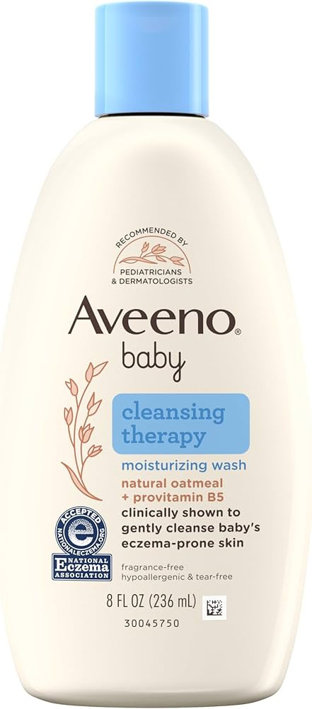 Aveeno Baby Cleansing Therapy Moisturizing Baby Body Wash with Natural Oatmeal & ProVitamin B5, G... | Amazon (US)