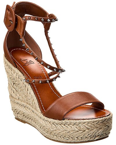 Chocazeppa Spikes 120 Leather Wedge Sandal | Rue La La