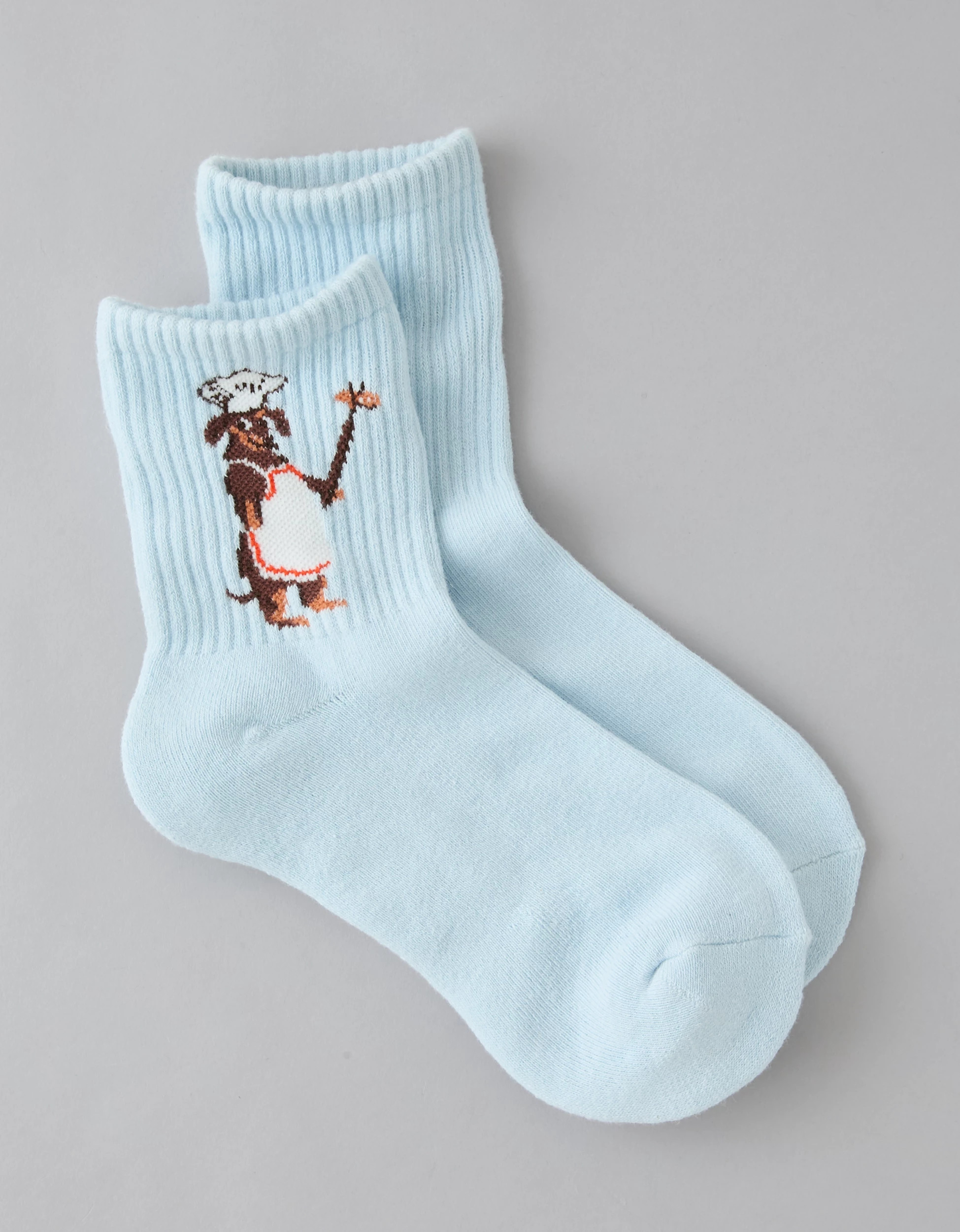 AE Graphic Cropped Crew Socks | American Eagle Outfitters (US & CA)