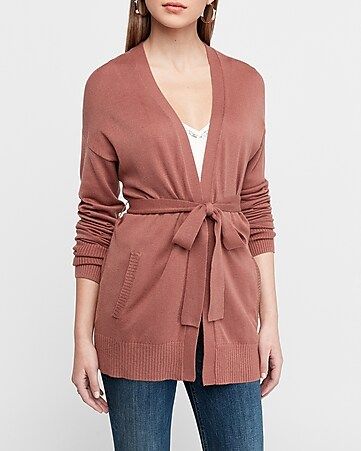 Belted Cardigan Sweater | Express