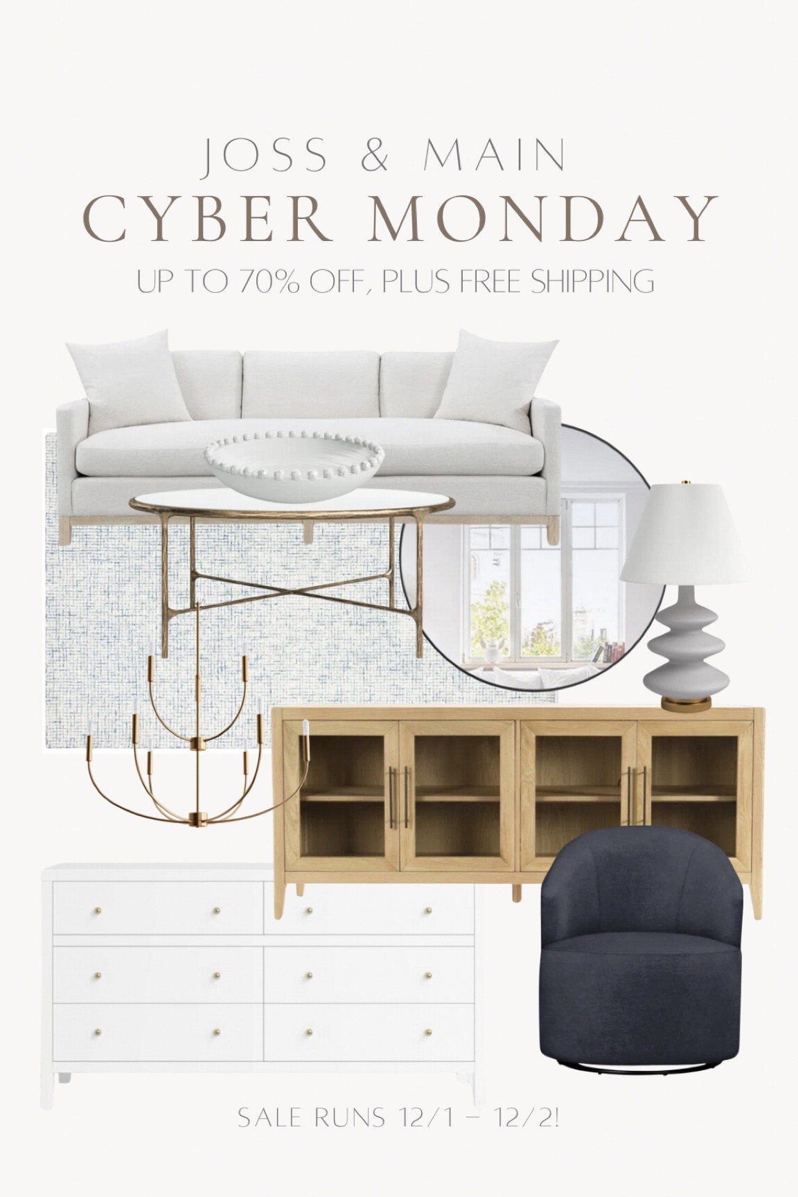 The Joss & Main Cyber Monday Sale runs from 12/1-12/02, and you can save up to 70% off and free shipping! Some of my favorite furniture and decor pieces are included in the sale, like my Cami Sofa and this beautiful decorative bowl that I’ve styled as a holiday centerpiece this year. I’m also linking more of my top picks from the sale. Now is the perfect time to grab those home finds on sale to refresh your space!

@jossandmain #JossandMain #JossandMainPartner @shop.ltk #liketkit #ltkhome #ltkholiday #ltksalealert #ltkcyberweek
