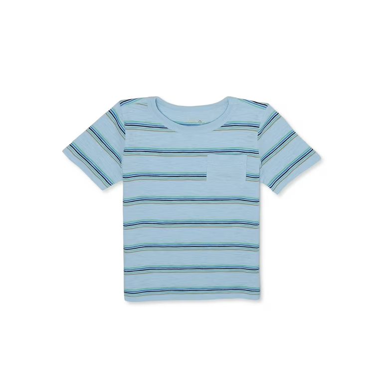 Garanimals Baby and Toddler Boys Pocket Tee with Short Sleeves, Sizes 18M-5T | Walmart (US)