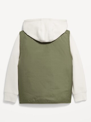 Hybrid Puffer Jacket for Boys | Old Navy (US)