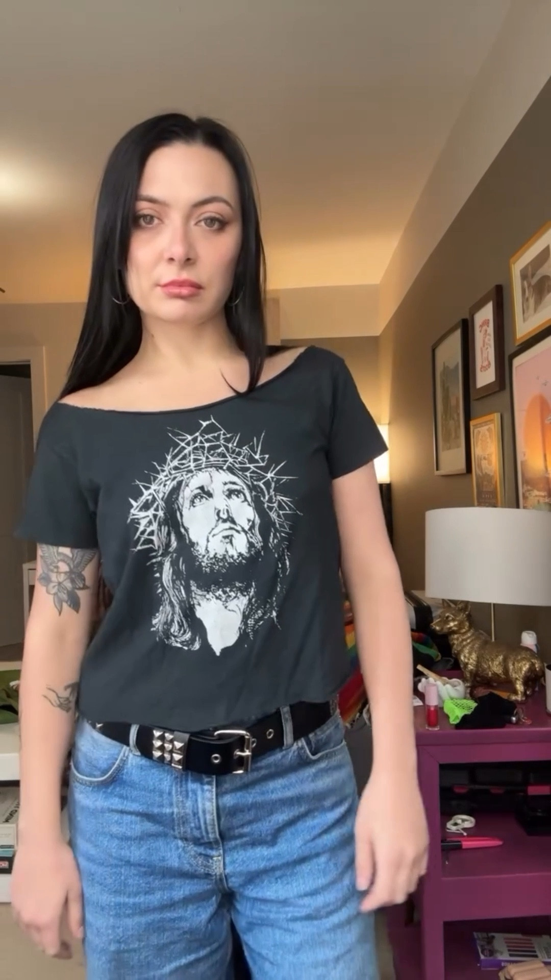 from this weeks camera roll. I can’t stop wearing my studded belt. This one is hot topic of course but I linked an Amazon option! 

#LTKPetite