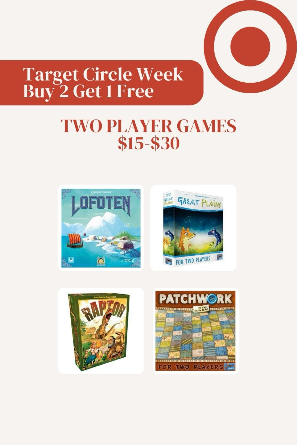 Two player board games perfect for date night! Currently part of target circle week deals!

#LTKHome #LTKSaleAlert #LTKFamily