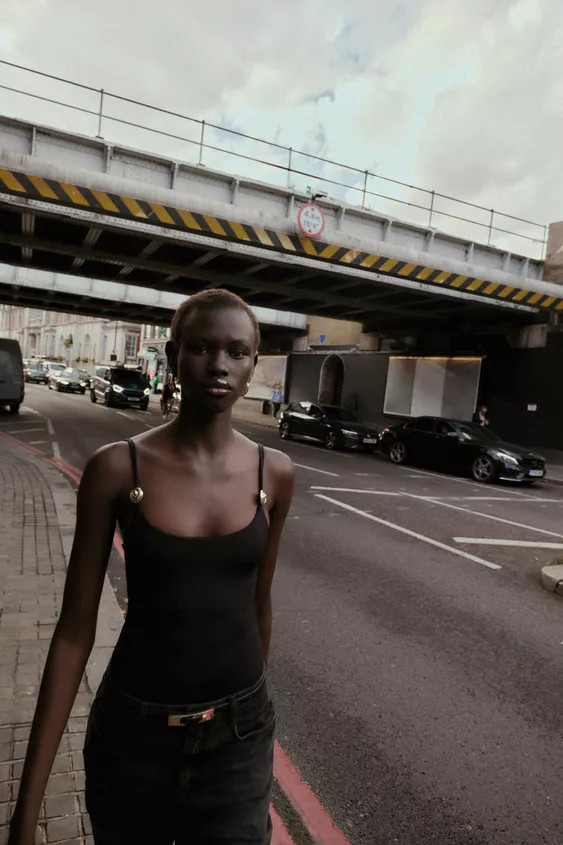 SEASHELL POLYAMIDE BODYSUIT | Zara US