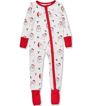 Angel Dear Baby Boys Long-Sleeve Santa-Face-Printed Coverall | Dillard's | Dillard's