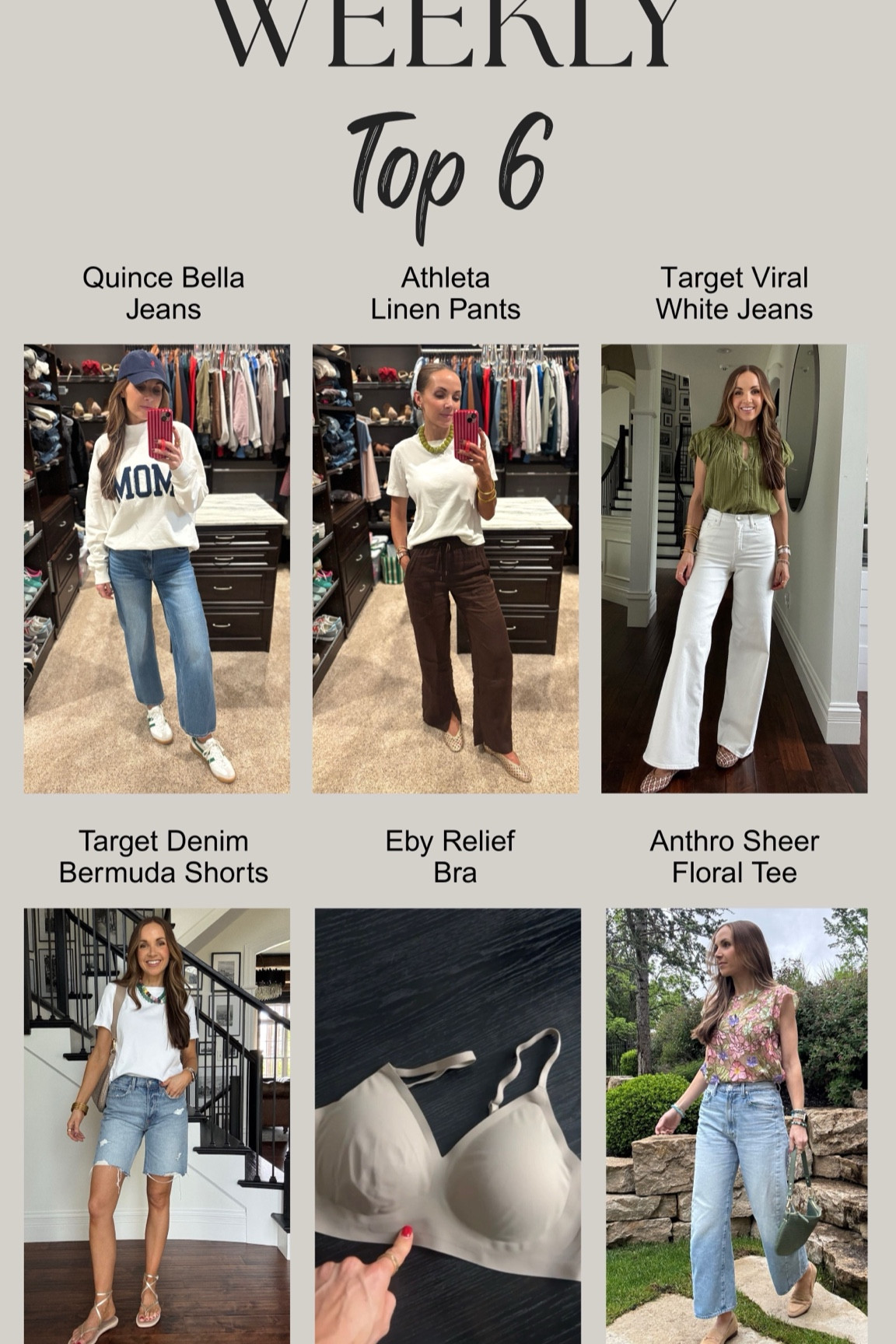 This week’s top 6!

#LTKgrwm