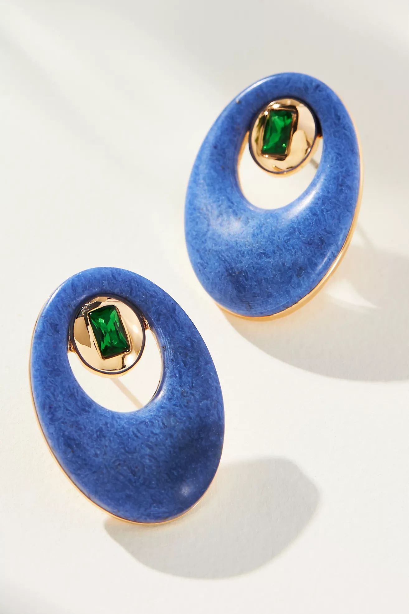 Mixed Shaped Enamel Earrings | Anthropologie (US)