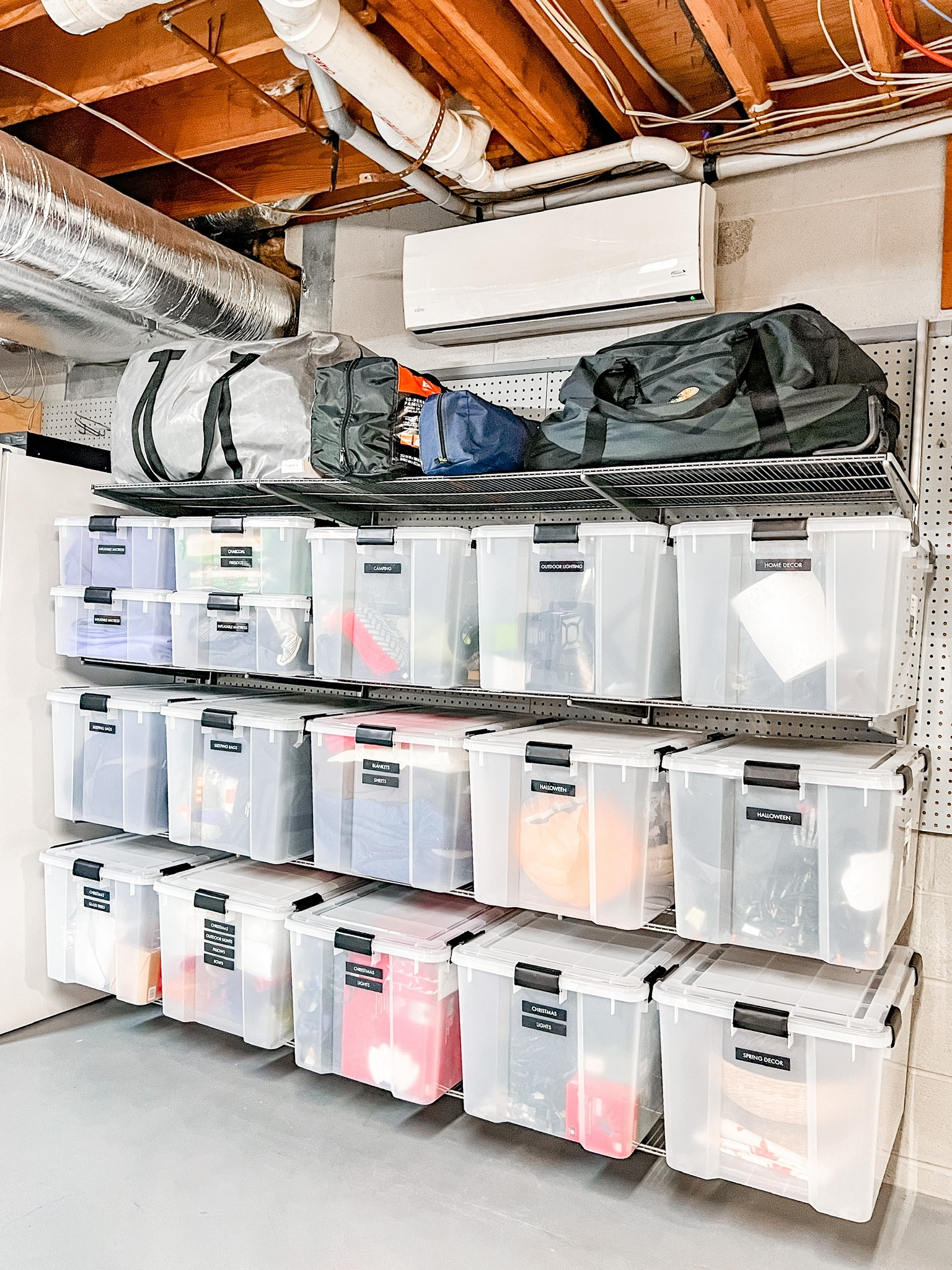 Need better holiday storage solutions? May we introduce the weathertight tote. Comes in a variety of sizes and holds seasonal holiday decor, camping gear, beach items, you name it! Fits perfectly on the Elfa shelving system!

#LTKSeasonal #LTKhome #LTKfamily