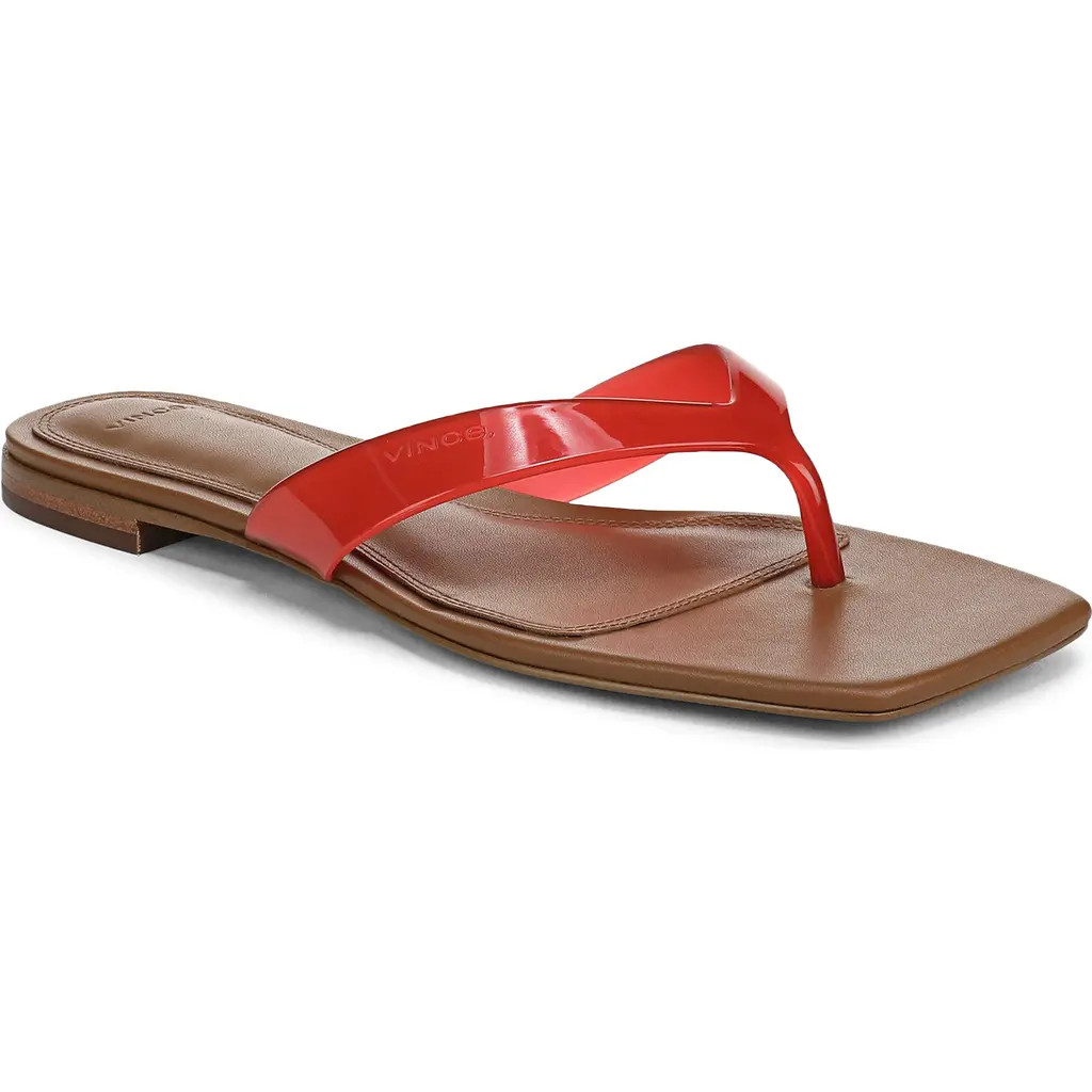 Vince San Juan Flip Flop in Tomato Red at Nordstrom, Size 11 | Nordstrom