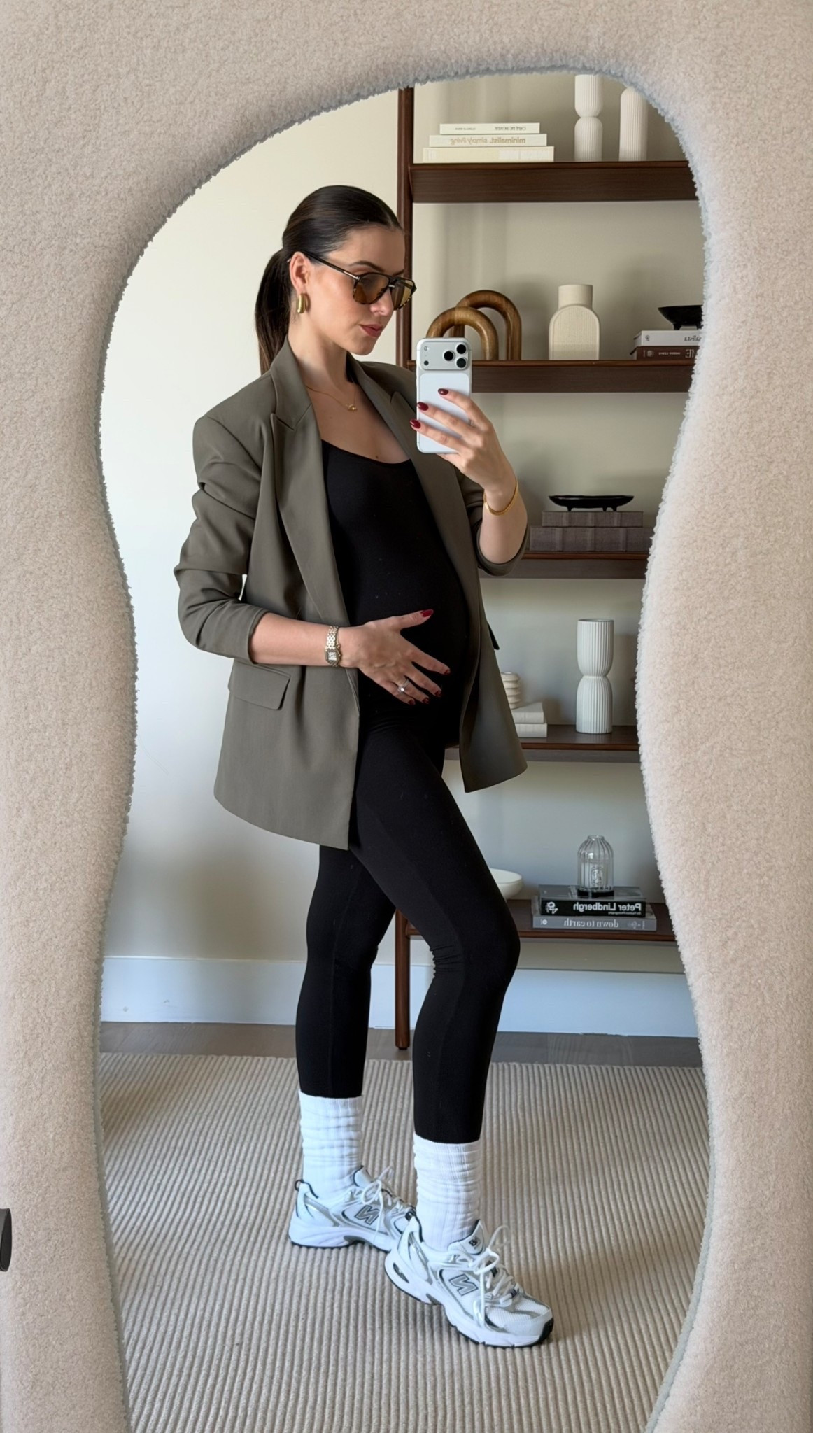 One of my favorite ways to style a jumpsuit / onesie is throwing a blazer over it and a pair of cool trendy sunglasses! 

Easy way to style your bump and still look like you! If you’re looking for more bump friendly outfits inspiration, follow me 🤰🏻🤎

@Bumpsuit 

#LTKootd #LTKBump #LTKmomlife