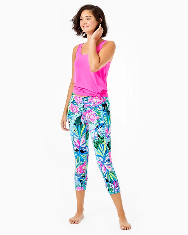 UPF 50+ Luxletic 21" Weekender Crop Legging | Lilly Pulitzer