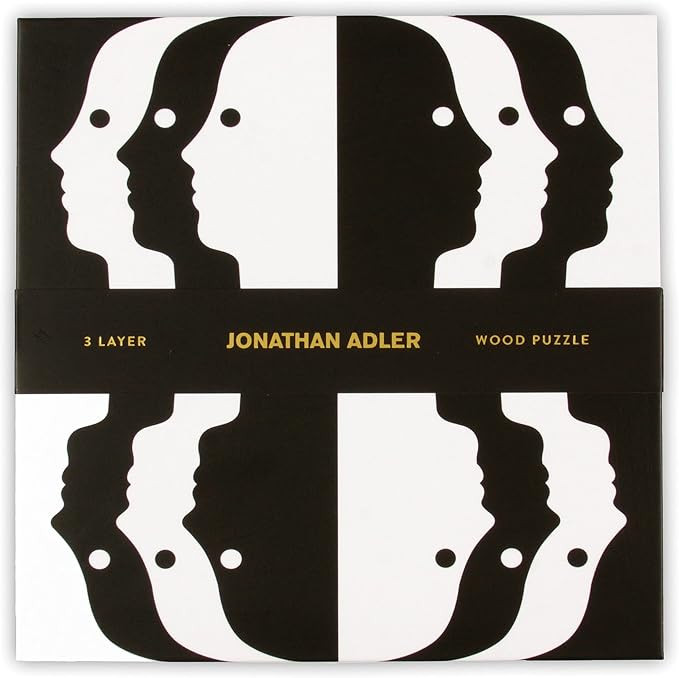 Galison Jonathan Adler Atlas Layered Wood Puzzle, Multicolor, 8.25 x 8.35 x .5"", 210 x 210 x 13 ... | Amazon (US)