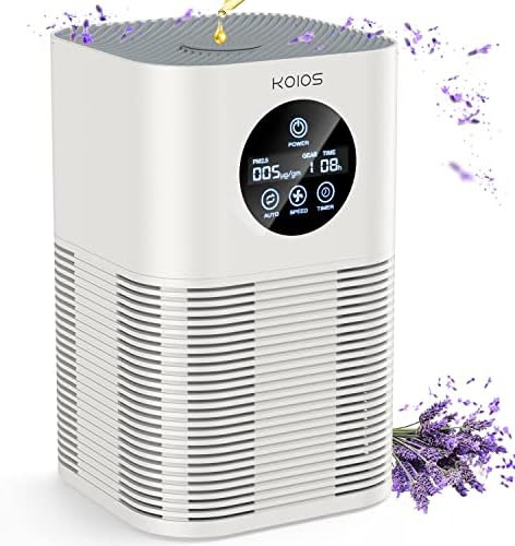 Air Purifiers for Home Bedroom, KOIOS H13 HEPA Air Purifier with Auto Speed Control for Pets Hair... | Amazon (US)