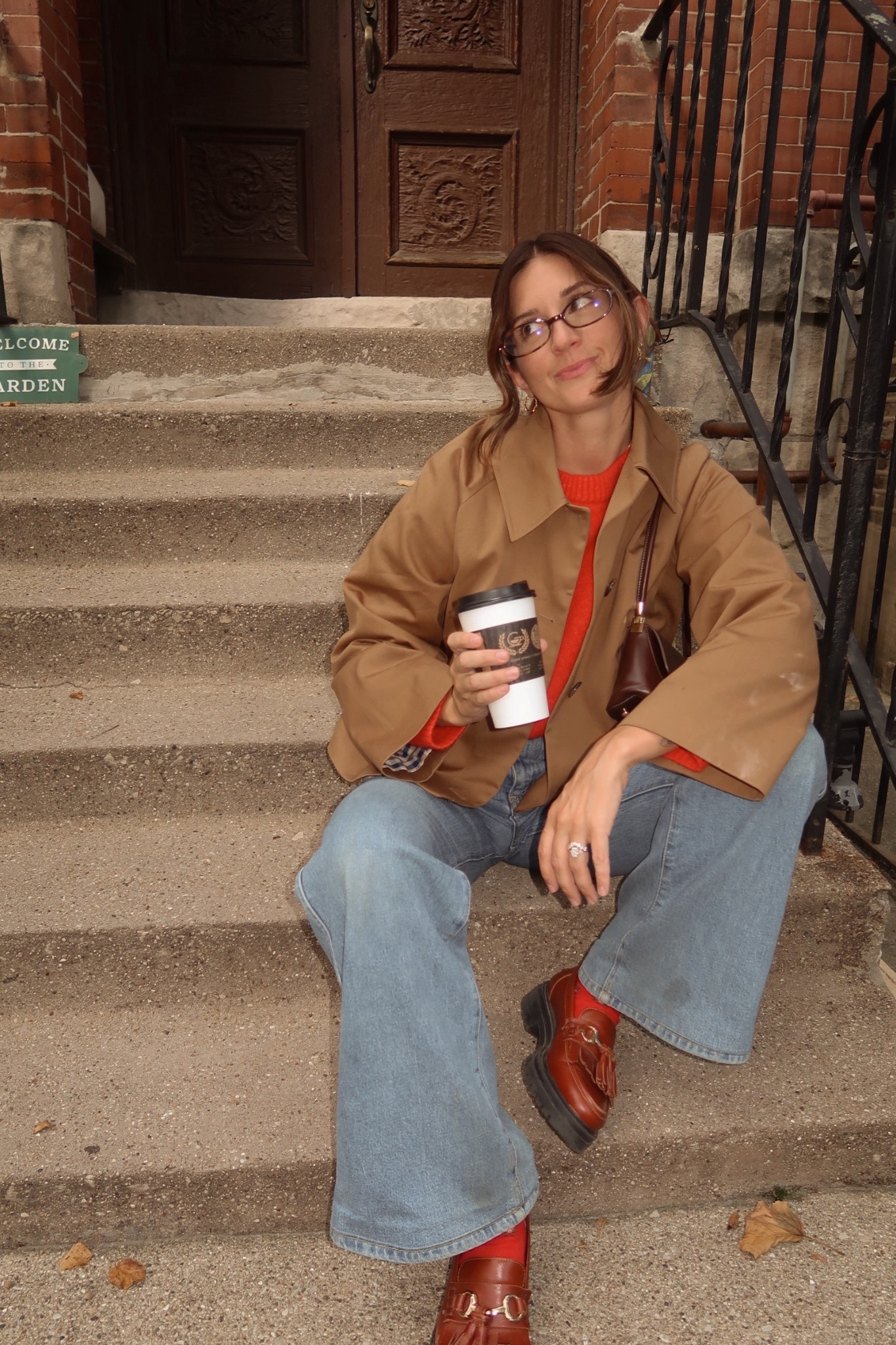 Fall uniform. Loafers are last season sezane, glasses are jimmy fairley

#LTKSeasonal