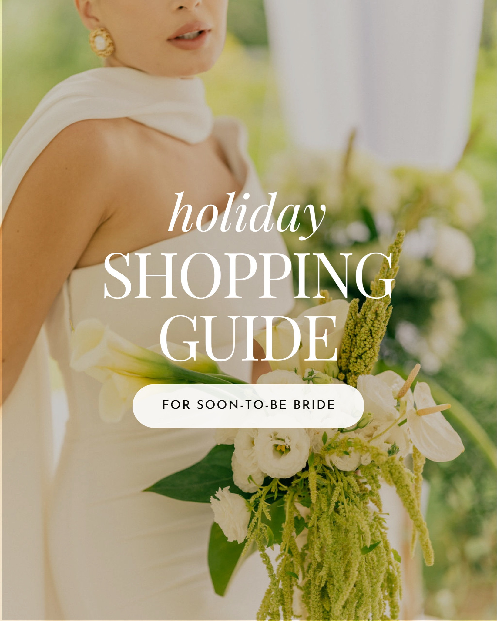 What’s harder than planning a wedding? Finding the perfect gift 😉 We’re only kidding… but being a certified “good gift giver” is a real challenge. So we made it easy with our Holiday Gift Guide for the soon-to-be bride in your life.