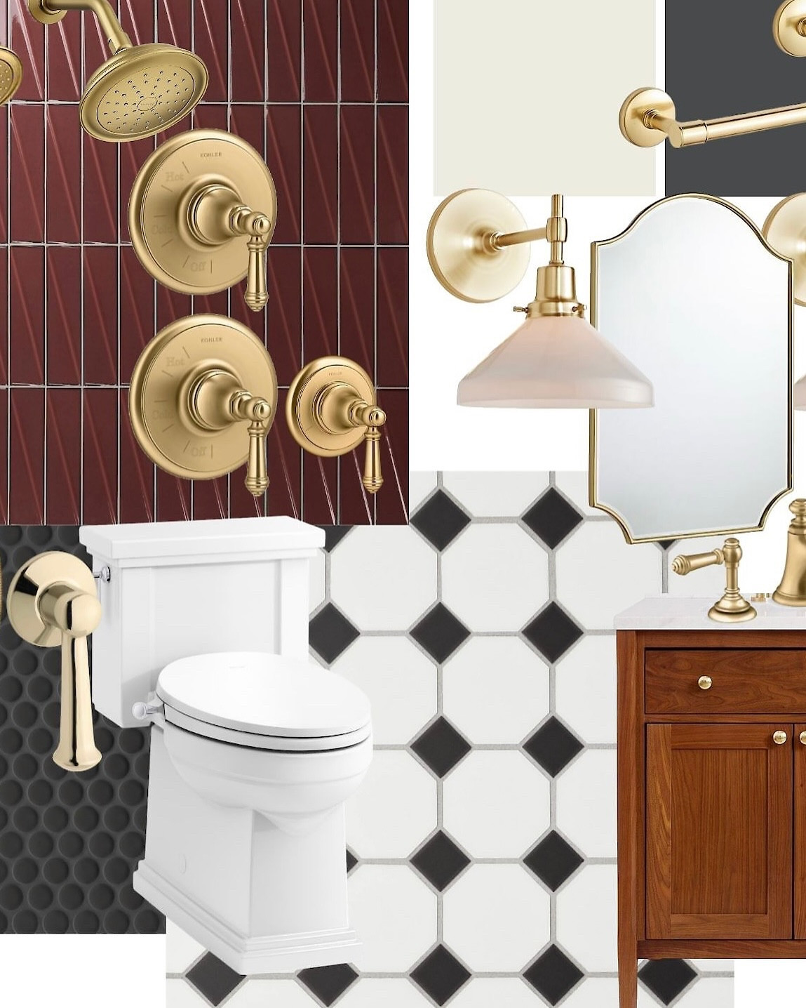 It’s official—my first downloadable design kit is live! ✨

The Moody Burgundy Bathroom Design Collection is a fully curated bathroom plan featuring bold burgundy tile, warm brass fixtures, and all the timeless details to pull it together—without hiring a full-service designer.

This kit includes product links (with quantities!), paint and grout specs, contractor tips, and even layout guidance—perfect for primary or secondary baths.

A few of the images shown here were generated using AI to illustrate the mood, palette, and material inspiration behind the design. While they’re not literal renderings, they capture the tone and styling direction beautifully.

Now available to download on my website!

https://www.bienvenueco.com/shop/bathroom-design-collections

#bathroomdesign #diyrenovation #moodybathroom #interiordesignkit #brassfixtures #burgundytile #downloadabledesign #bathroominspo

#LTKHome