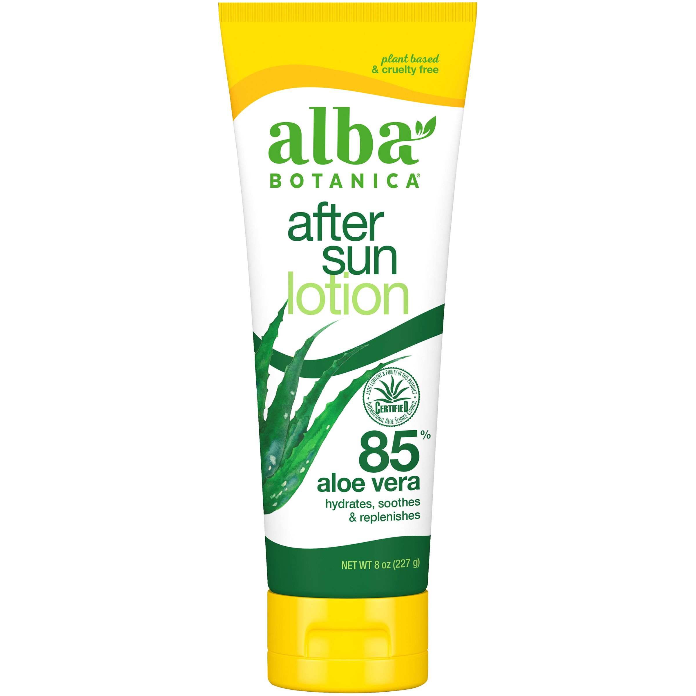 Alba Botanica 85% Aloe Vera After Sun Lotion, 8 oz - Walmart.com | Walmart (US)