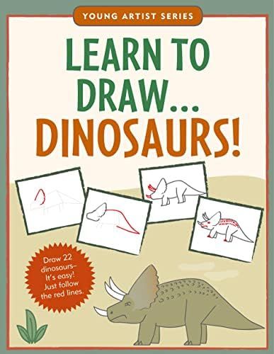 Learn To Draw Dinosaurs! (Easy Step-by-Step Drawing Guide) (Young Artist Series): Peter Pauper Pr... | Amazon (US)