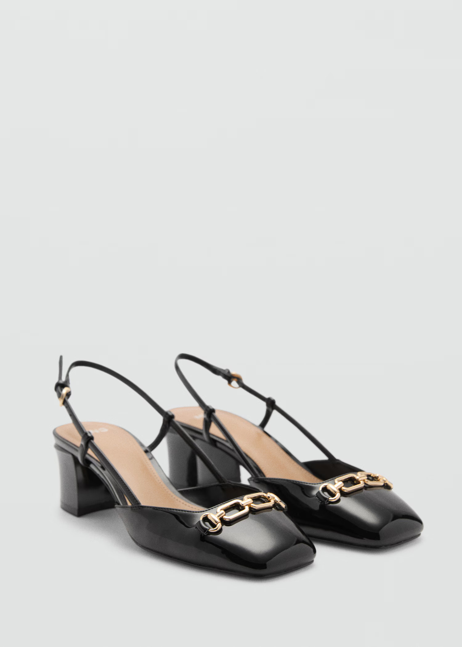 Heeled shoes with link detail | Mango (US/MX/AU)