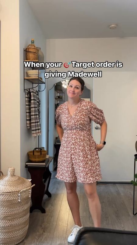 Target outfit idea! 💡 The whole thing is giving peak 90’s fashion. I saw this jacket at Target and it instantly reminded me of similar ones from Madewell. Pairing it with this adorable flowered sundress just felt right. I’m wearing a small in the dress and it fits true to size but the denim jacket is oversized so I opted for an XS. From cidery tours and patio drinks to park play dates and errands, this outfit has solidified its position in my new weekly roundup and will be a repeat summer outfit for me  

#LTKstyletip #LTKsalealert #LTKxMadewell