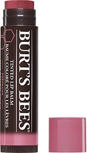 Burts Bees 100% Natural Tinted Lip Balm, Hibiscus with Shea Butter & Botanical Waxes 1 Tube | Amazon (US)