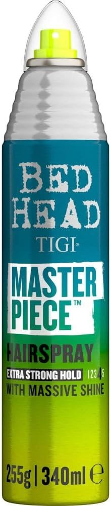 Bed Head by TIGI Masterpiece Hairspray – Extra Strong, Freeze Hold Hair Styling Spray for Women... | Amazon (UK)
