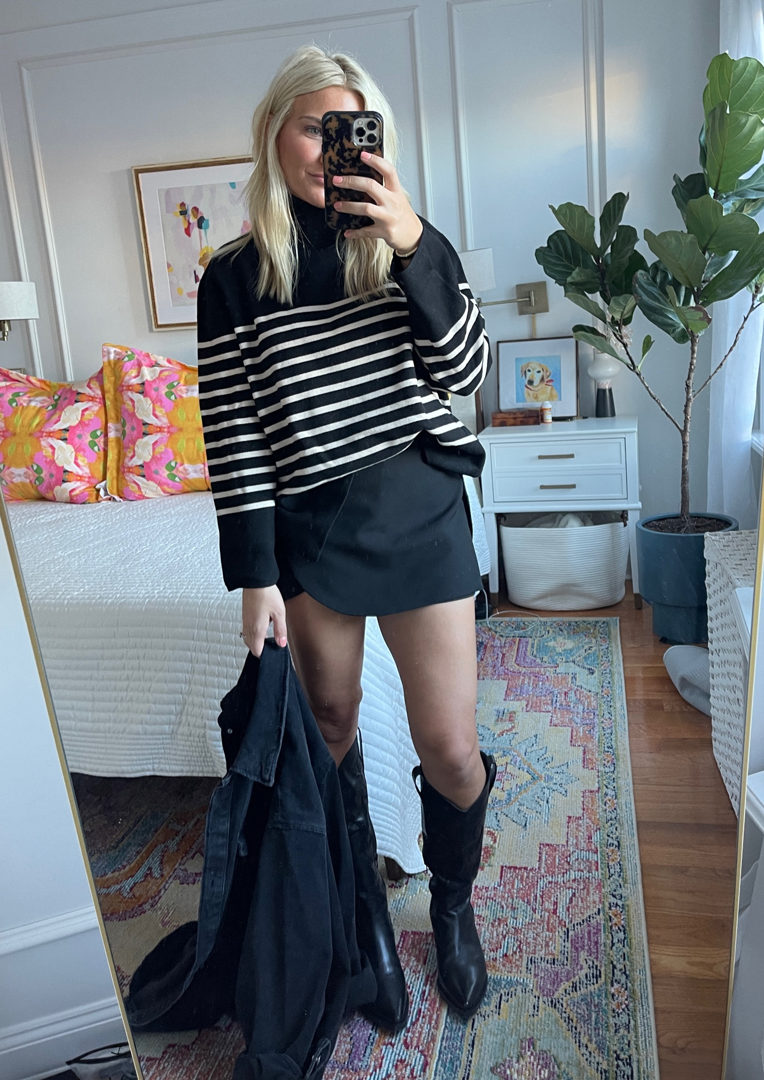 Cute fall outfit! 
Skirt - Zara 

#LTKstyletip #LTKSeasonal #LTKunder100
