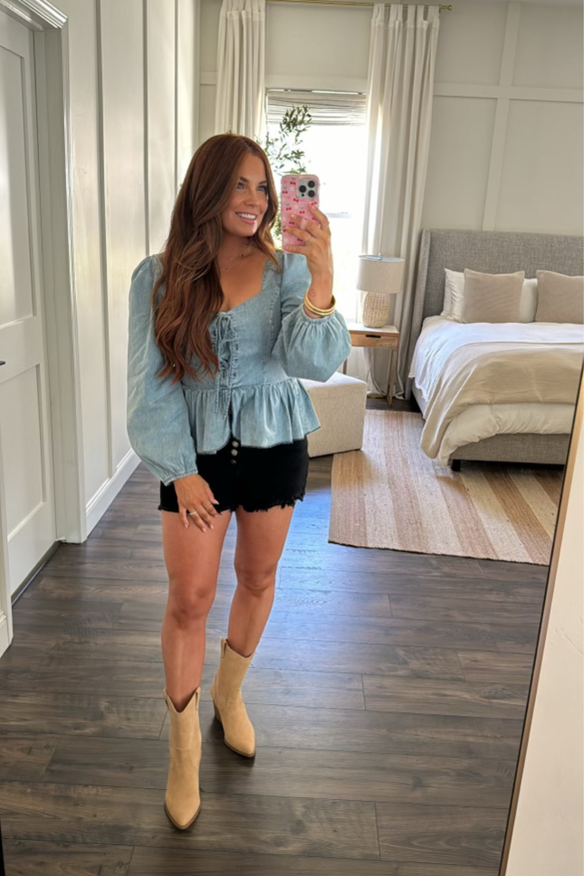 This top is one of my favorites from part 2 of Pink Lily’s Autumn Preview Collection! The tie front is perfect because it has backing but you still get the cute look! My code BRITTH20 will save you 20% off! 

Wearing a medium in the top but I could have sized down to a small! 

#LTKSeasonal #LTKStyleTip #LTKFindsUnder50