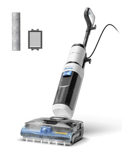 Tineco Corded 3-in-1 Wet Dry Vacuum Mop with Steam Function, FLOOR ONE S6 Stretch Steam, Tineco BoostSteam, 320℉ High-temp Steam Cleaning, 180° Lay-Flat, Anti-Tangle Design, One-Touch Self-Cleaning | Amazon (US)