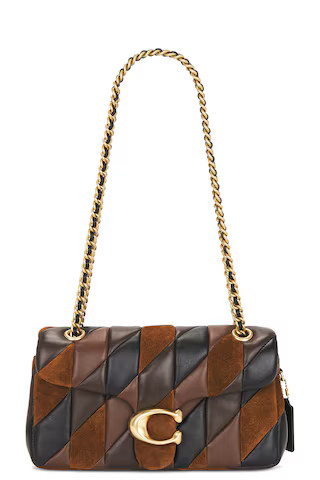 Patchwork Tabby Shoulder Bag 26 in Maple Shadow Brown | Revolve Clothing (Global)