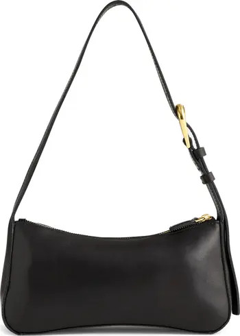 Madewell The Sculptural Buckle Leather Shoulder Bag | Nordstrom | Nordstrom