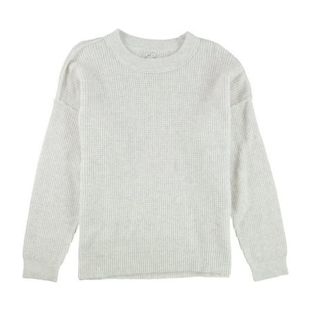 American Eagle Womens Solid Pullover Sweater, White, Medium | Walmart (US)