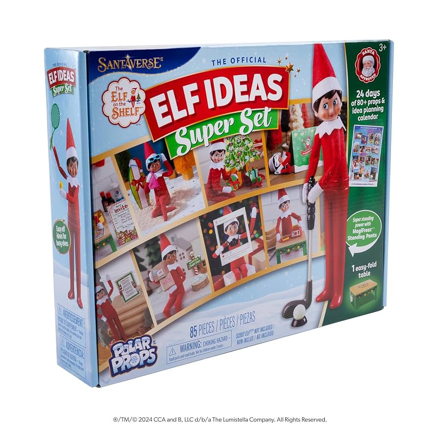 The Elf on the Shelf 24-Day Super Set Official The Elf on the Shelf Ideas for 24 Days of Elf Magi... | Amazon (US)