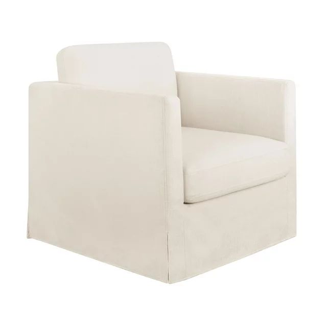 Better Homes & Gardens Waylen Slipcover Swivel Chair, Cream, by Dave & Jenny Marrs | Walmart (US)