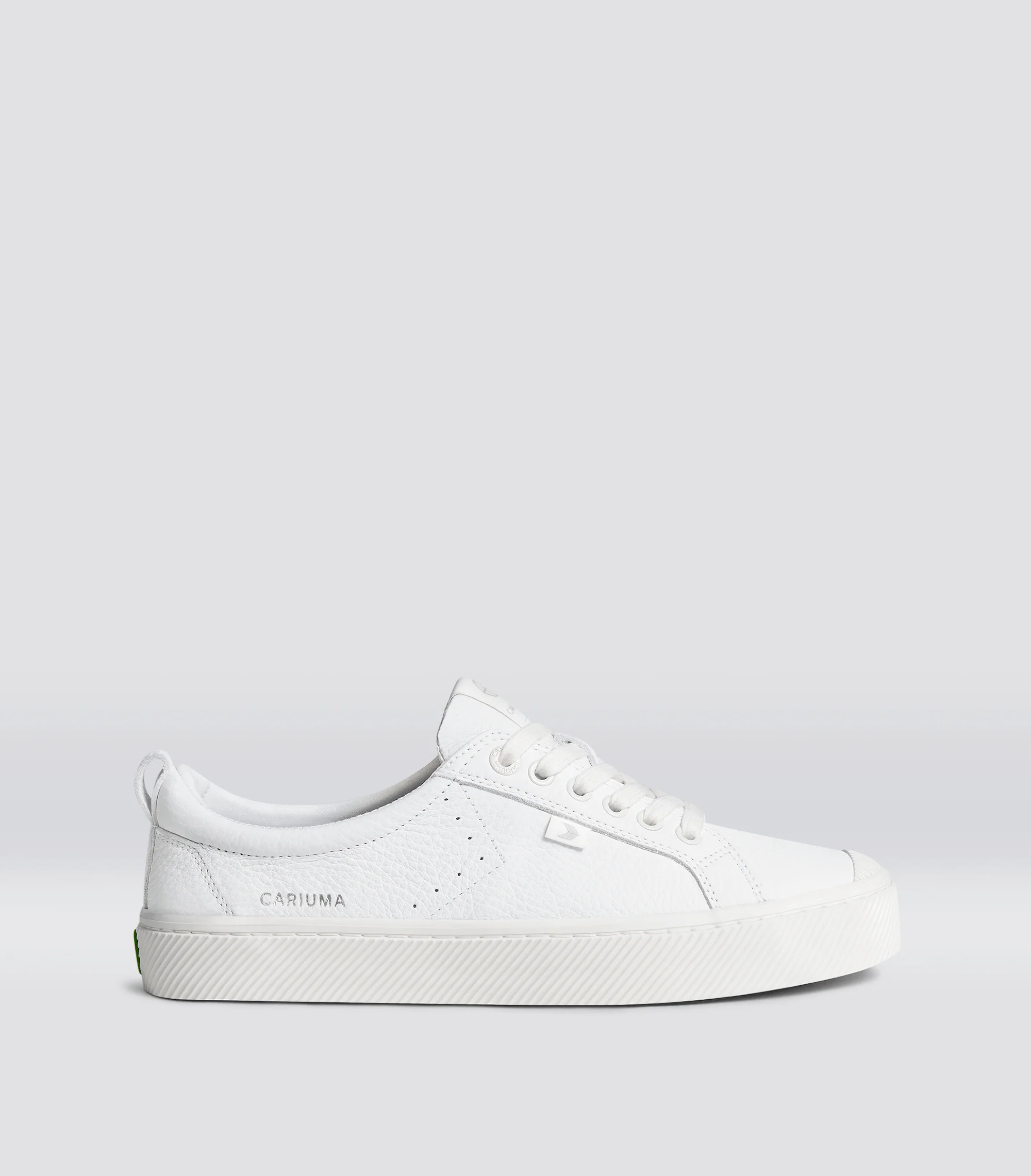 Women's Low Top White Premium Leather Sneakers | OCA Low | Cariuma