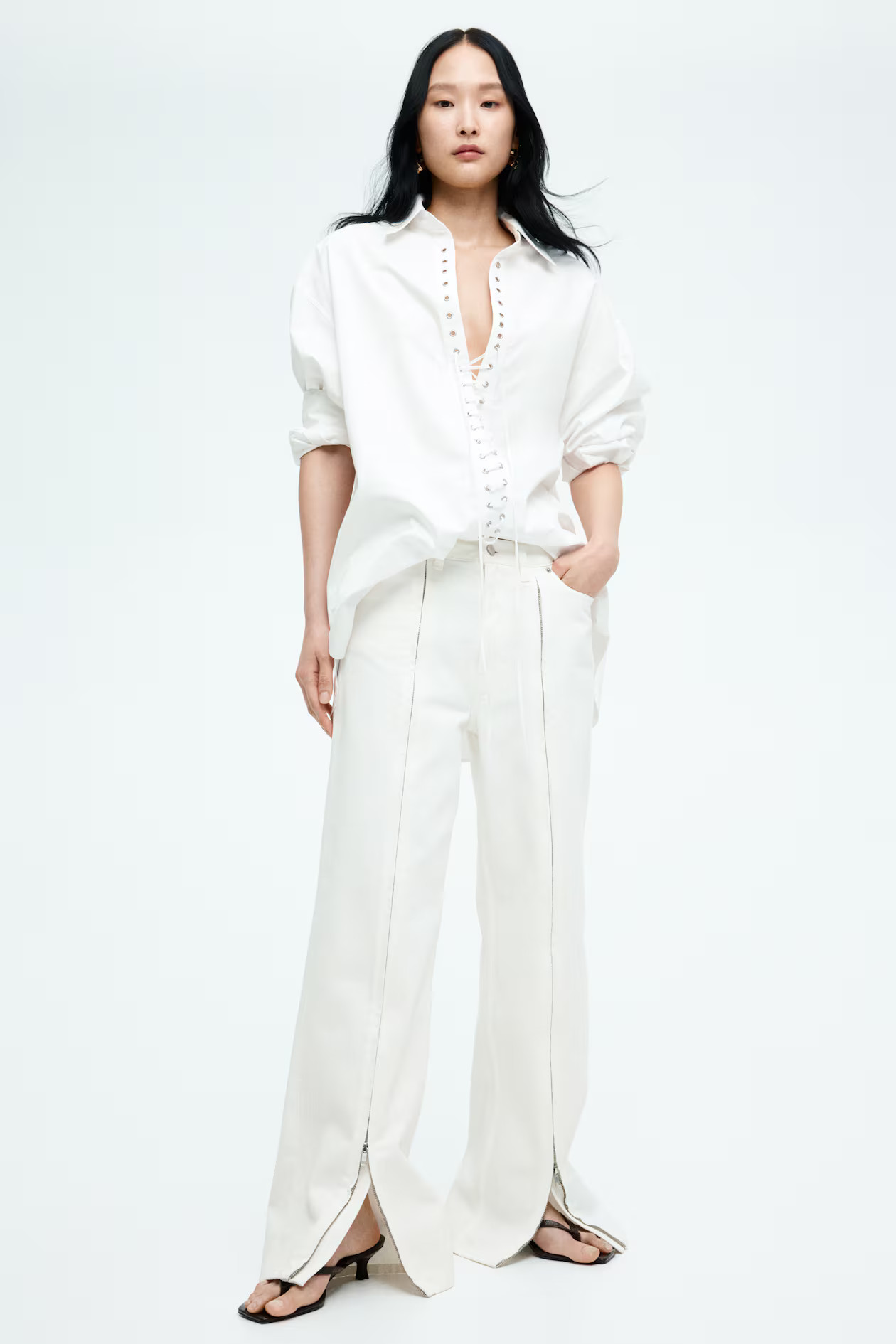 Zip-front jeans | H&M (UK, MY, IN, SG, PH, TW, HK)