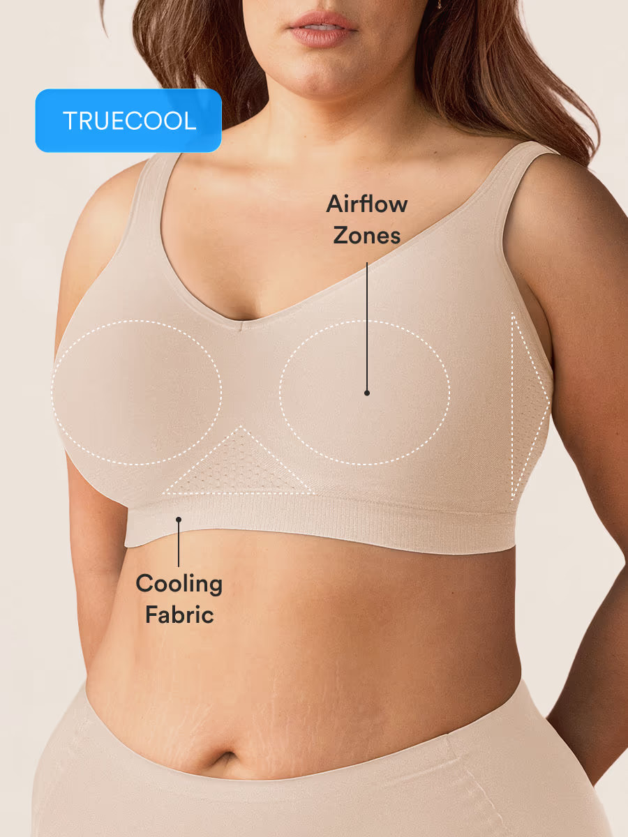 Truekind® TrueCool Wireless Menopause Bra | Truekind
