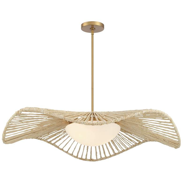 Minka-Lavery Longfield 2-Light 36-in Legacy Brass Indoor Pendant | Lamps Plus