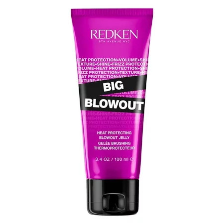 Redken Big Blowout Heat Protection Jelly Serum for All Hair Types | Volume for Fine Hair | Blowdry Gel 3.4 fl. oz. | Walmart (US)
