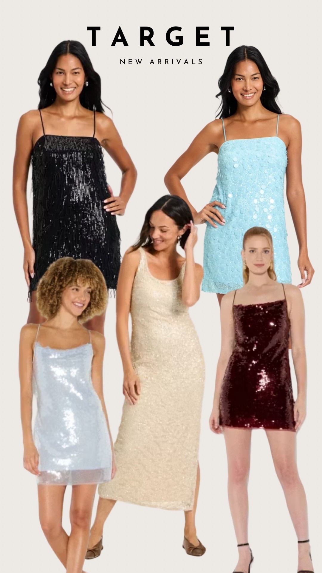 New sparkly Target dresses 

#LTKMidsize #LTKHoliday #LTKPlusSize
