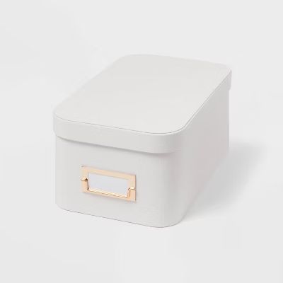 Small Decorative Fabric Box Ivory - Brightroom™ | Target