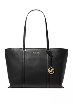 MICHAEL Michael Kors Temple Large Tote Bag, Black | Belk