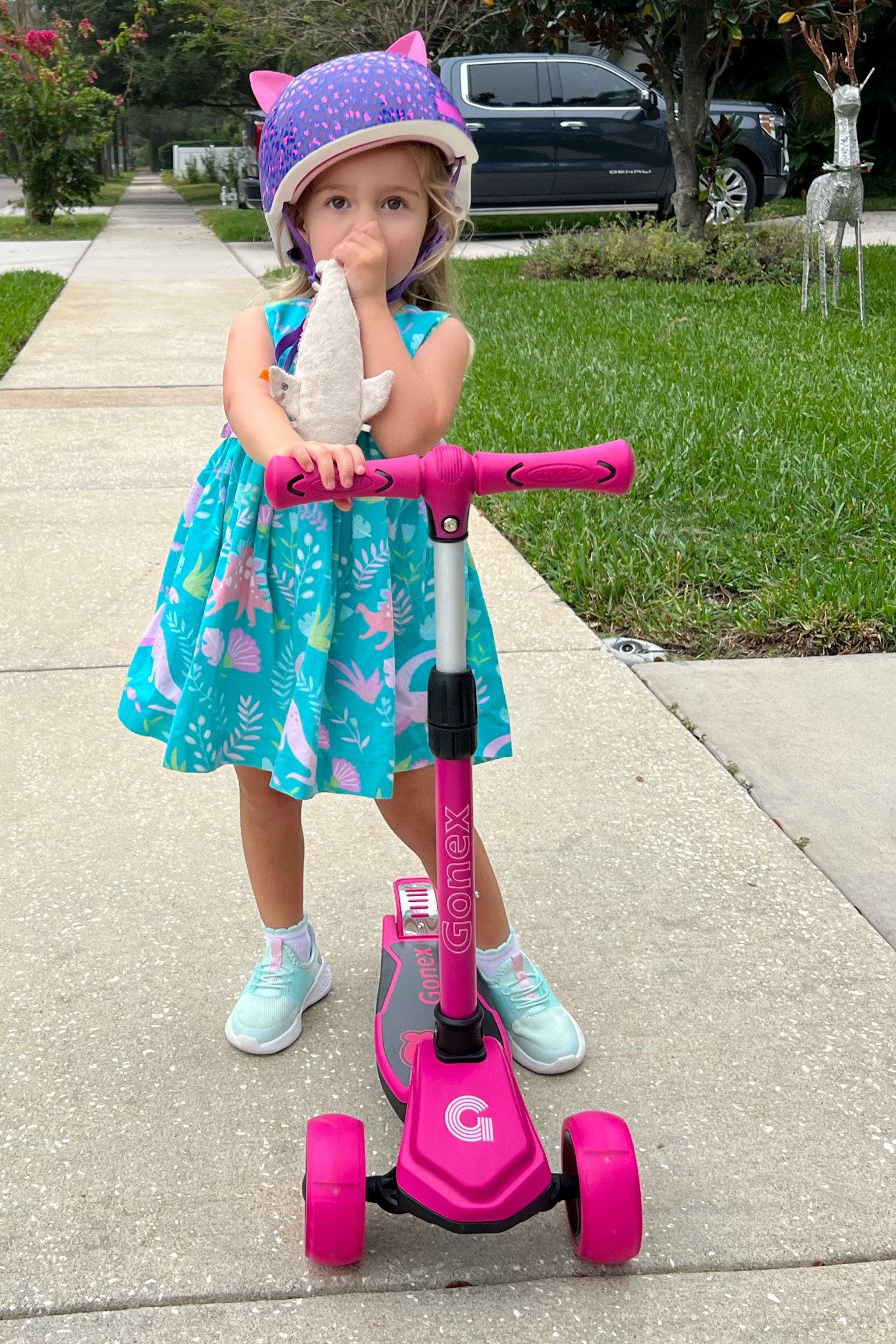 The best kids scooter ever made. Wide wheels so it glides over bumps super easily. Elle loves this thing and I love that she’s safe + it’s cheap! 

#LTKfamily #LTKGiftGuide #LTKHoliday