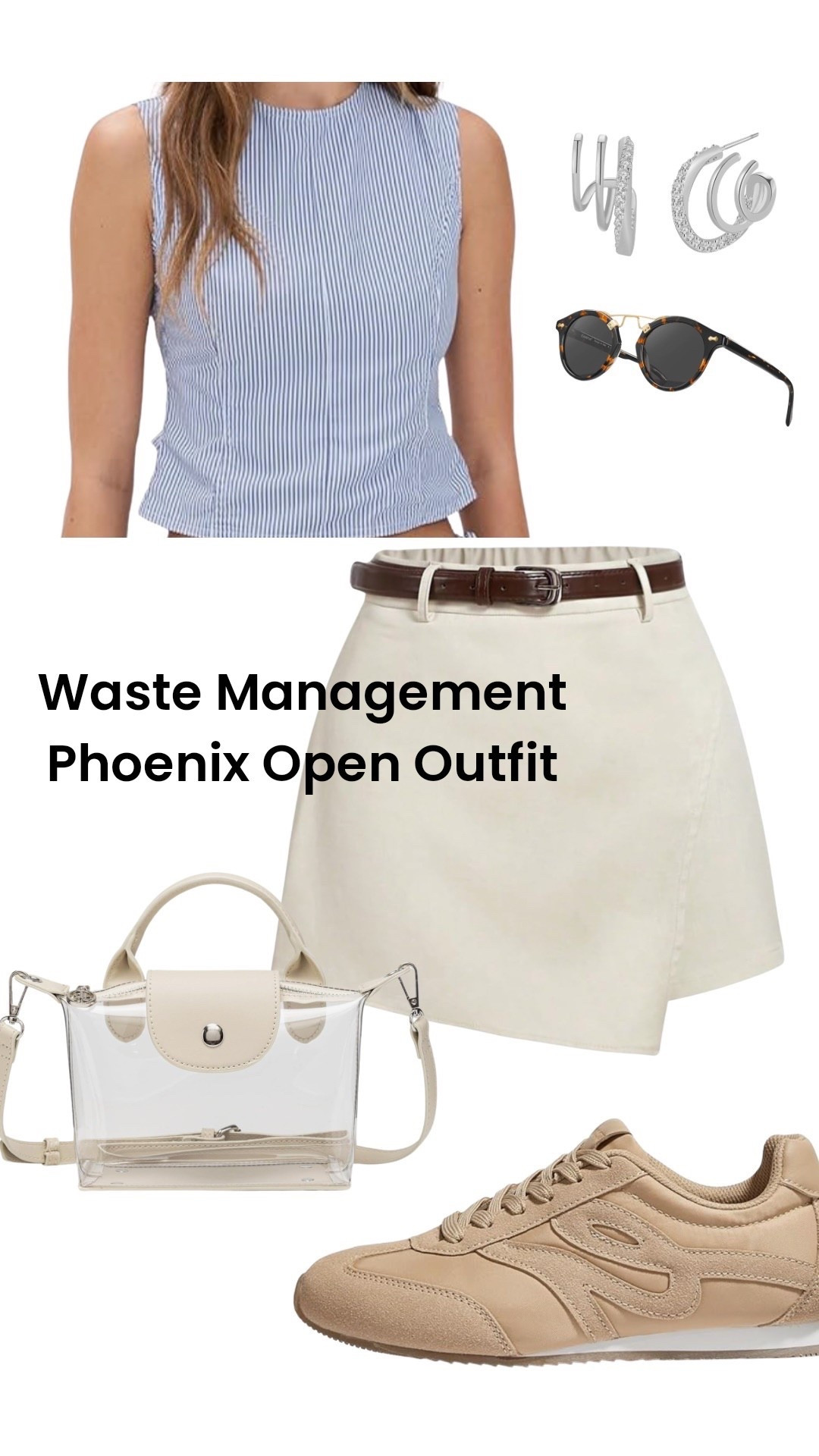 Waste management Phoenix open golf tournament in Scottsdale 
Outfit inspo 