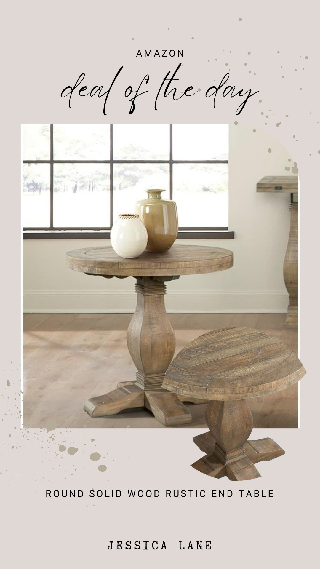 A rustic round wood side table that adds warmth and texture to any room#AmazonDeals #WoodFurniture #HomeAccents

#LTKSaleAlert #LTKHome